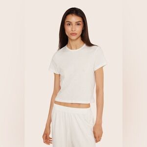 SET Active Cream Women's Crop Top ribbed size Xs women